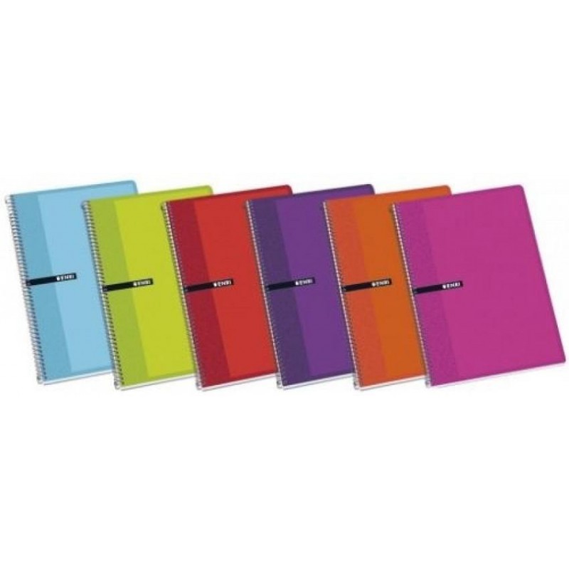 Cuaderno 4º 80 hojas 60 gr 4x4 tapa dura espiral