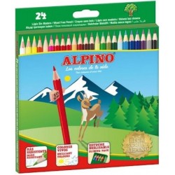 Estuche 24 lapices colores alpino surtidos
