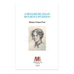 A muller de ollos mouros e intensos