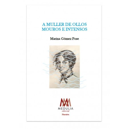 A muller de ollos mouros e intensos