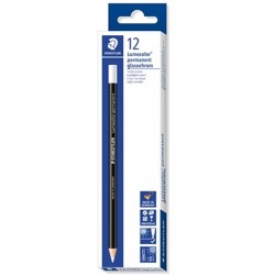 Marcador peranente blanco staedtler glasochrom