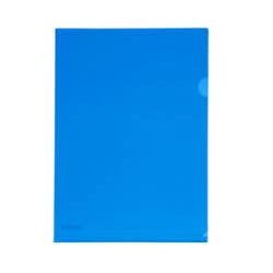 Pack 10 dossier uñero A4 extra grueso azul