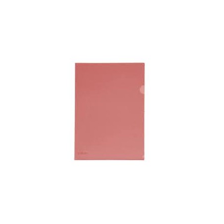 Pack 10 dossier uñero A4 extra grueso rojo