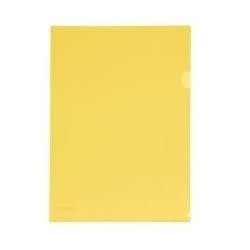 Pack 10 dossier uñero A4 extra grueso amarillo
