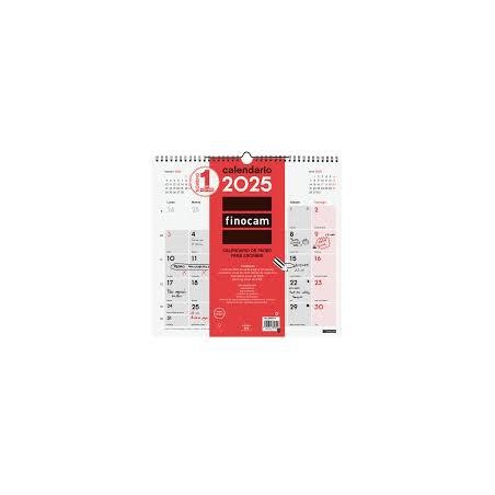 Calendario finocam 2025 de pared para escribir