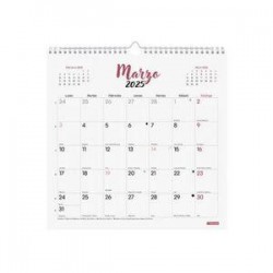 Calendario Anual 2025 Finocam Pared Chic 300 x 300