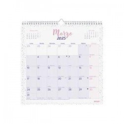 Calendario Anual 2025 Finocam Pared Chic 300 x 300