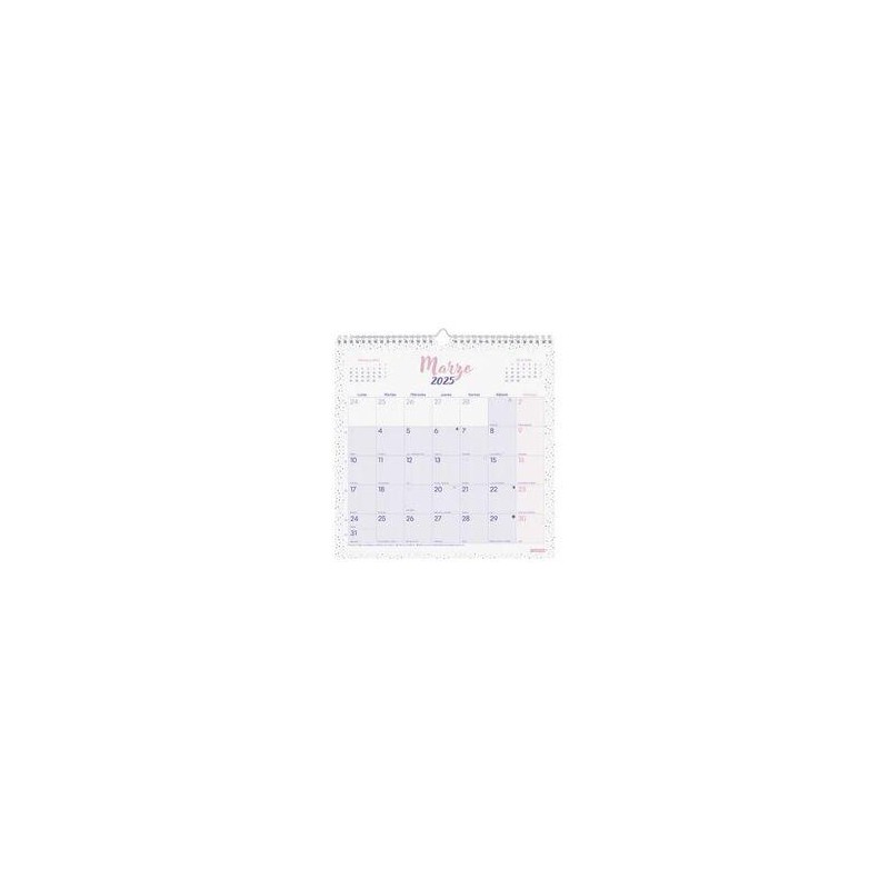 Calendario Anual 2025 Finocam Pared Chic 300 x 300 Calendario Anual 2025 Finocam Pared Chic 300 x 300