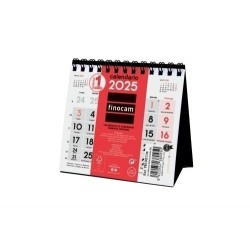 Calendario 2025 sobremesa números grandes 