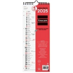 Calendario 2025 pared escribir largo M