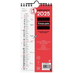 Calendario 2025 pared escribir largo S