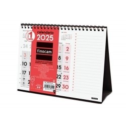 Calendario 2025 sobremesa números grandes   notas