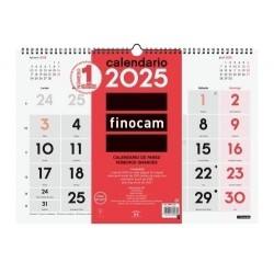 Calendario 2025 pared números grandes L 430x310