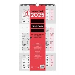 Calendario 2025 pared escribir 3 meses vista