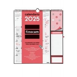 Calendario 2025 mensual pared escribir plus