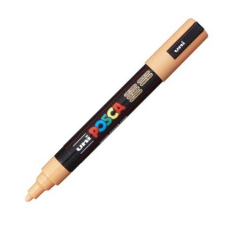 Rotulador posca PC-5M color naranja claro