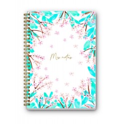 Cuaderno wire-o A5 cherry blossom