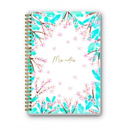 Cuaderno wire-o A5 cherry blossom