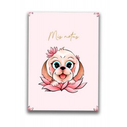 Mini libreta lotus dog