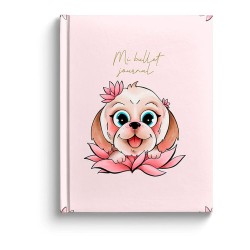 Bullet journal A5 lotus dog