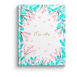Cuaderno book A5 cherry blossom