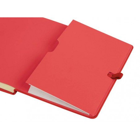 Agenda año 2025 textura M4 12x17cm DP rojo