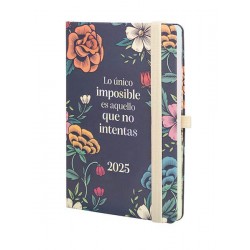 Agenda año 2025 design 4 12x17cm sv imposible