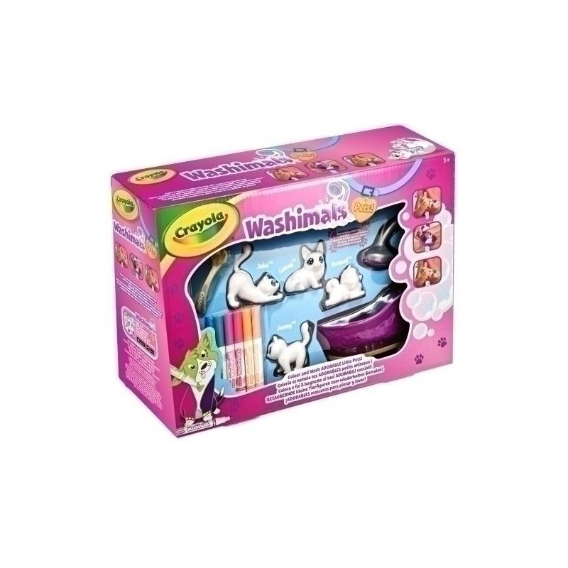 Juego washimals bañera y 4 mascotas crayola Juego washimals bañera y 4 mascotas crayola