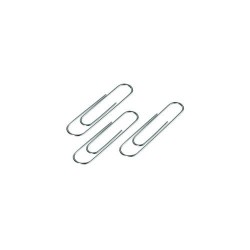 Clips nº 2 33mm niquelados caja de 100 unidades