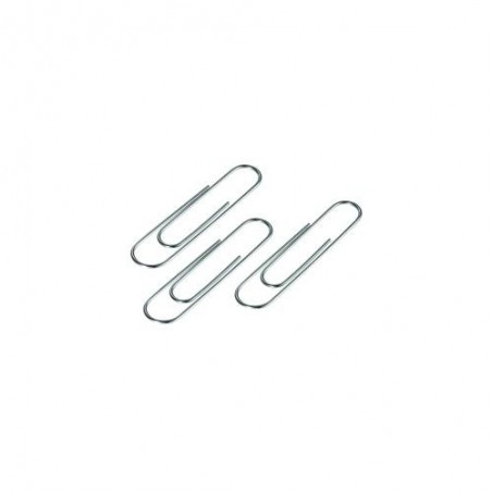 Clips nº 2 33mm niquelados caja de 100 unidades
