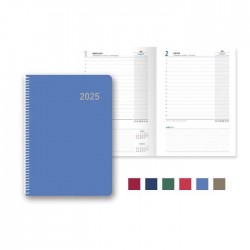 Agenda ingraf roma 2025 con espiral 15x21cm D/P 6C
