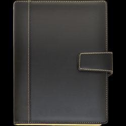 Agenda didex venecia D/P con pasador 18x24cm negro