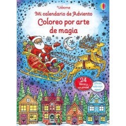 Mi calendario de adviento  Coloreo por arte de mag