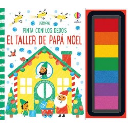 El taller de Papa Noel  Pinta con los dedos