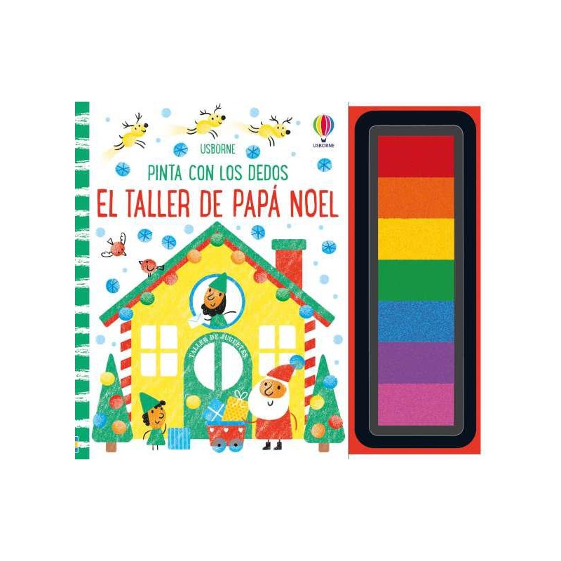 El taller de Papa Noel Pinta con los dedos El taller de Papa Noel Pinta con los dedos