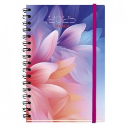 Agenda anual 2025 texture dp wireo tapa dura soft