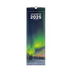 Calendario 2025 pared espiral 15x48 amazing nature