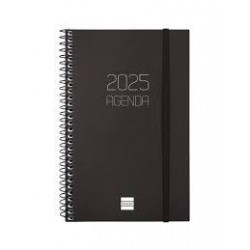 Agenda anual 2025 opaque E5 SV negro
