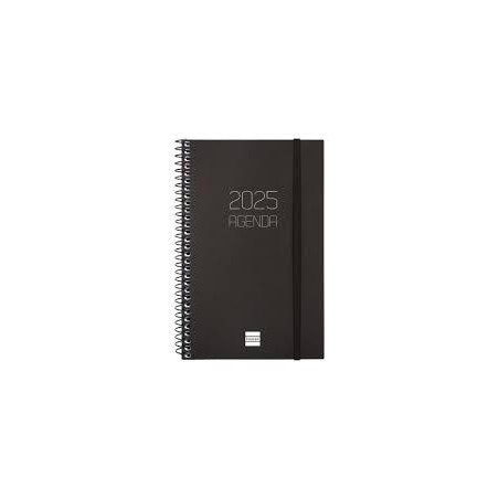Agenda anual 2025 opaque E5 SV negro