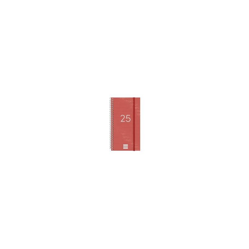 Agenda anual 2025 year E9 SV rojo