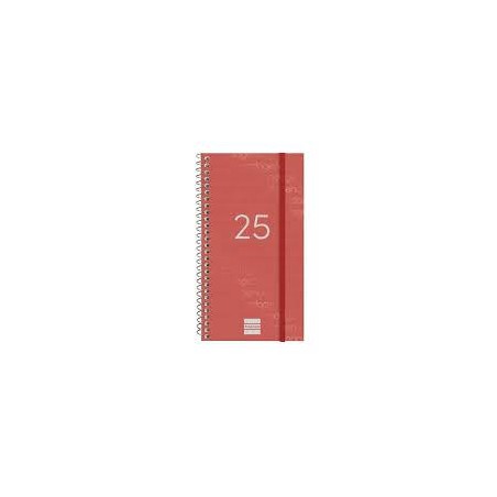 Agenda anual 2025 year E9 SV rojo