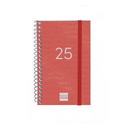 Agenda anual 2025 year E3 SV rojo