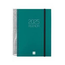 Agenda anual 2025 opaque E10 DP verde