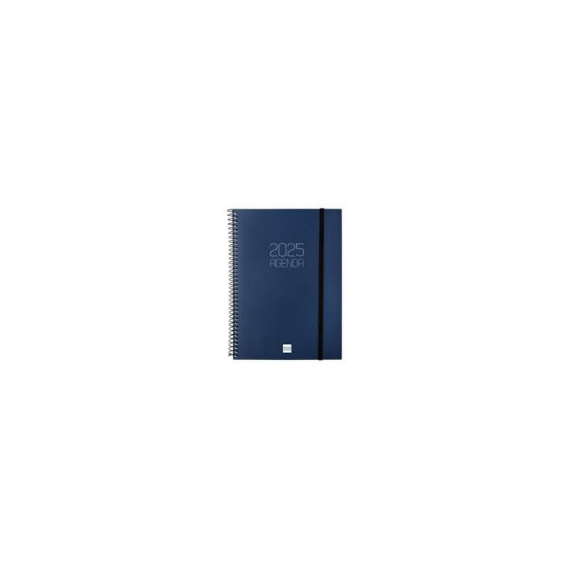 Agenda anual 2025 opaque E10 SV azul