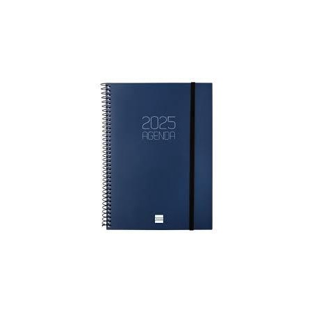 Agenda anual 2025 opaque E10 SV azul