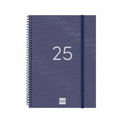 Agenda anual 2025 year E10 SV azul