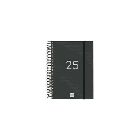 Agenda anual 2025 year E10 DP negro