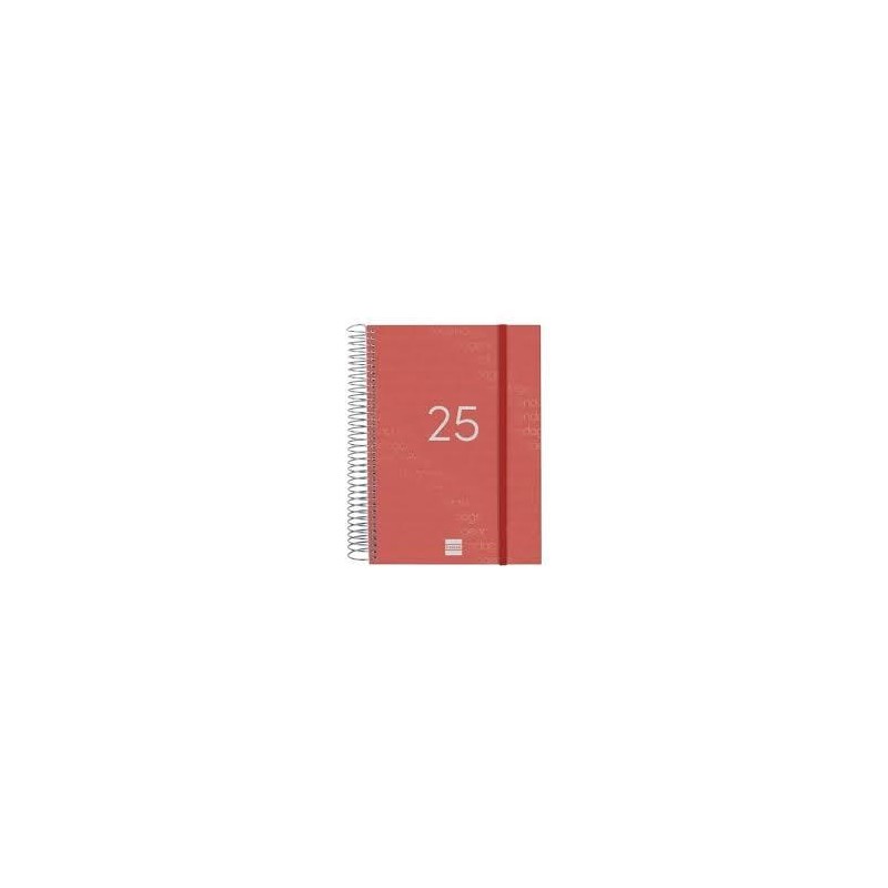 Agenda anual 2025 year E10 DP rojo