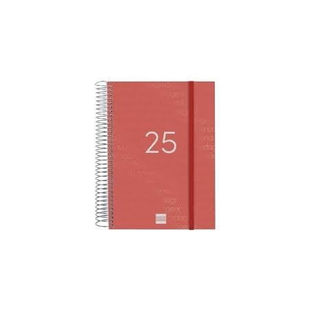 Agenda anual 2025 year E10 DP rojo
