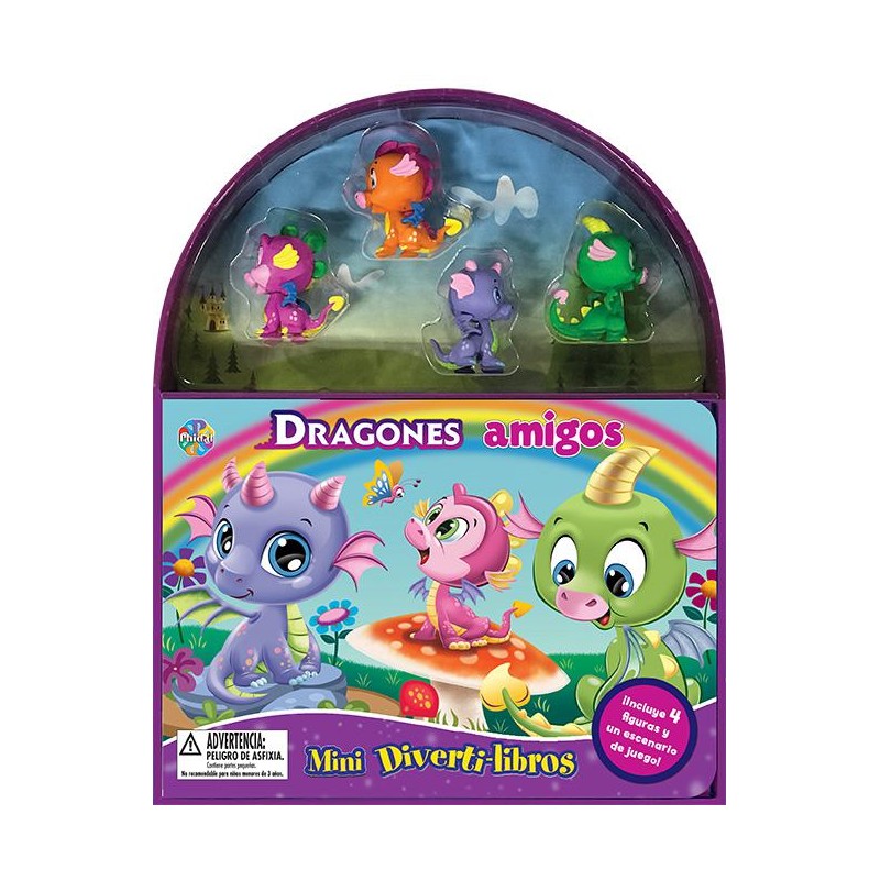 Dragones amigos  Mini Diverti-Libros 